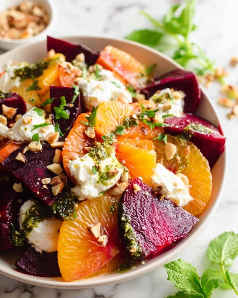 Easy Roasted Beet and Burrata Salad Recipe
