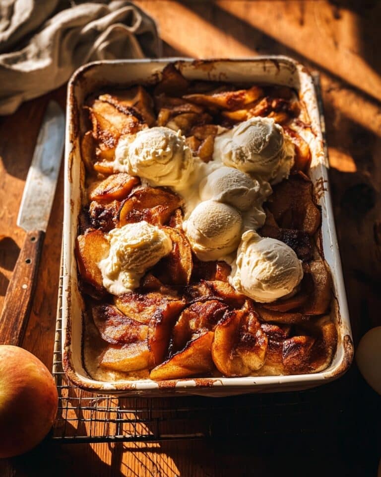 Baked Cinnamon Apple Butter French Toast with Maple Cream and Cinnamon Syrup Recipe