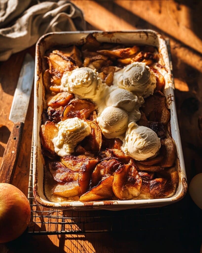 Baked Cinnamon Apple Butter French Toast with Maple Cream and Cinnamon Syrup Recipe