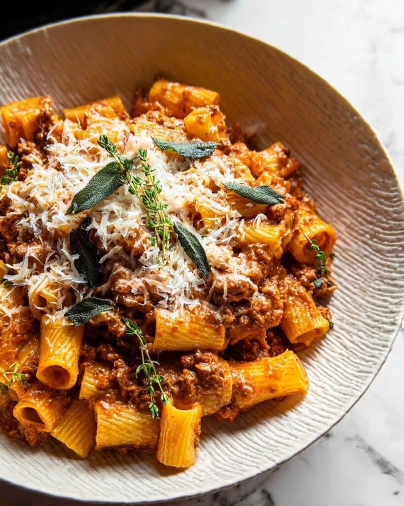 Pot Roast Sunday Sauce and Rigatoni Recipe