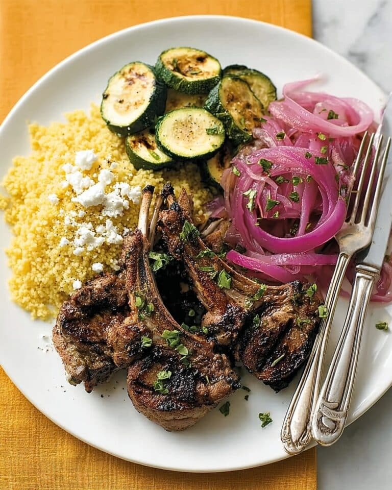 Grilled Lamb with Hummus Mash Recipe