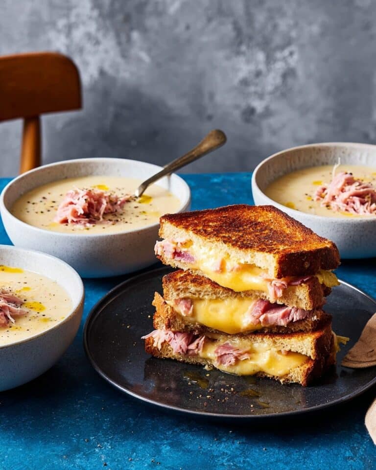 Creamy Celeriac, Mustard & Ham Hock Soup Recipe