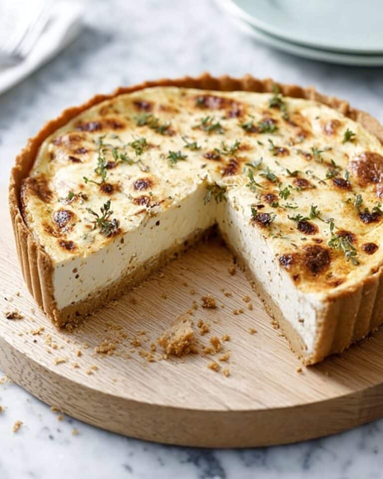 Double Cheese & Onion Soufflé Tart Recipe