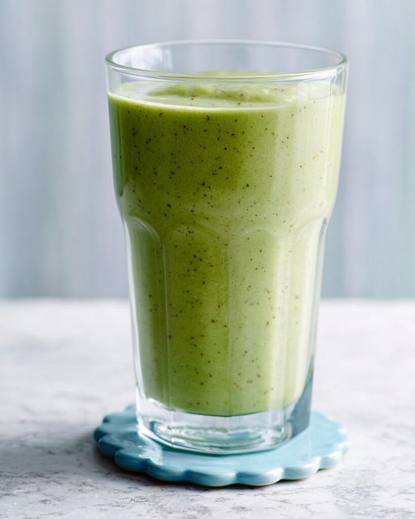 Green Smoothie with Banana, Spinach, and Almond Butter Recipe