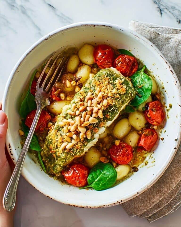 Pesto Salmon & Bean Gratin Recipe