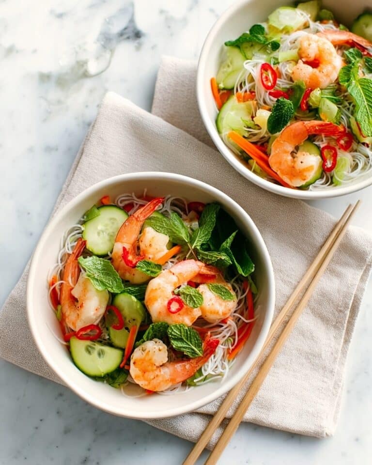 Prawn & Pink Grapefruit Noodle Salad Recipe