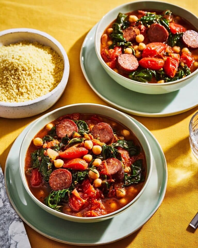 Chorizo & Chickpea Summer Stew Recipe