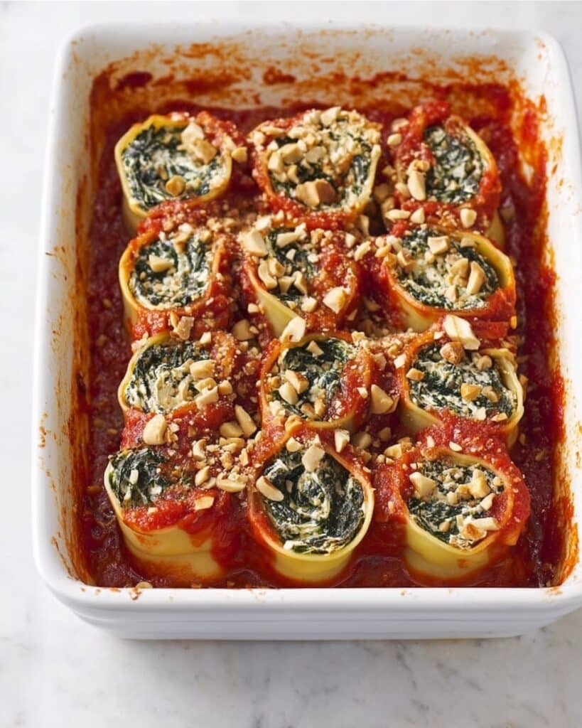 Tofu & Spinach Cannelloni Recipe