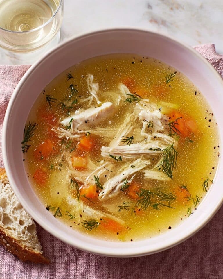 Slow Cooker Chicken Soup with Fresh Herbs and Lemon Recipe