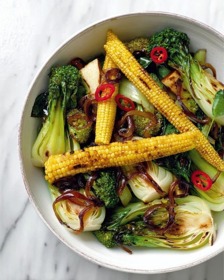 10-Minute Vegetable Stir-Fry with Soy and Sweet Chilli Sauce Recipe