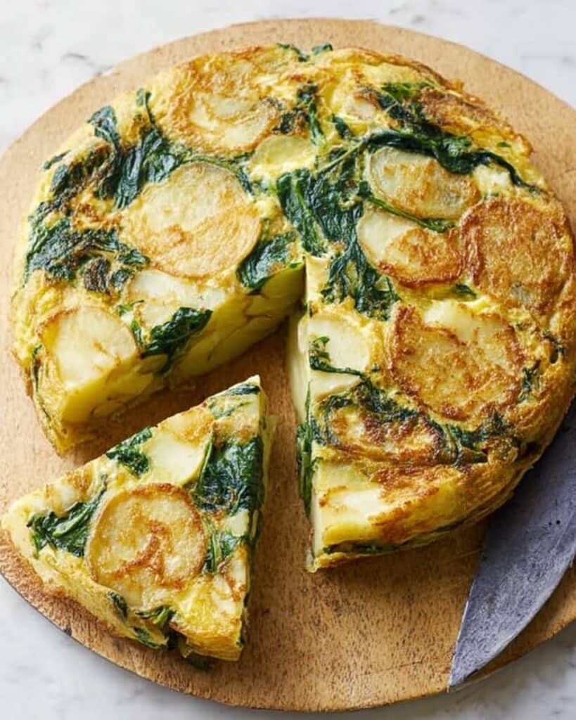 Spanish Spinach Omelette Recipe