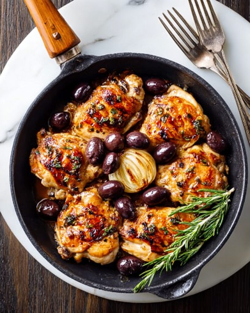 Arabian Chicken with Lemon and Olives Recipe