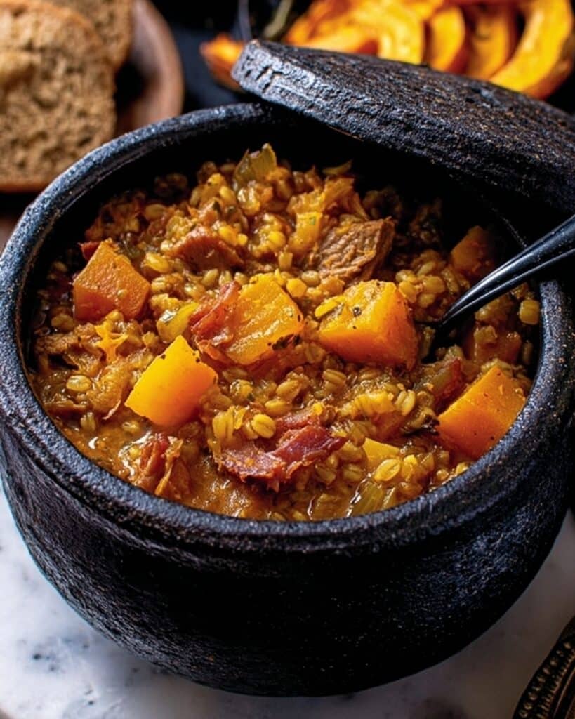 Butternut Squash and Sweet Potato Bulgur Wheat Casserole with Yogurt and Cheddar Recipe