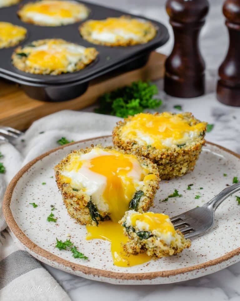 Quinoa Spinach Egg Cups Recipe