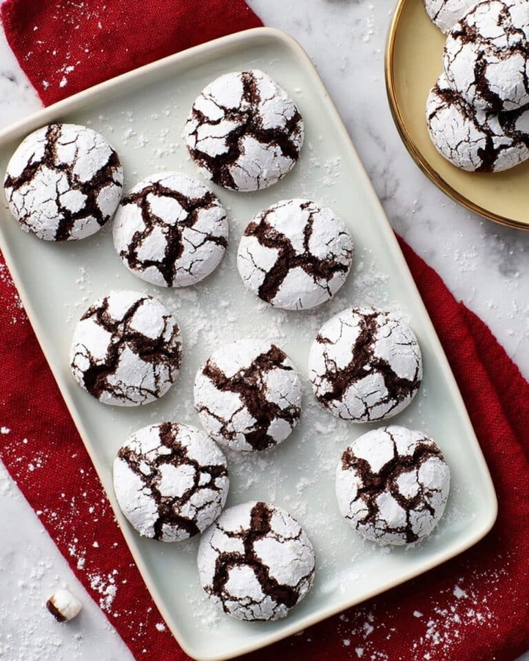 Christmas Crinkle Cookies Recipe