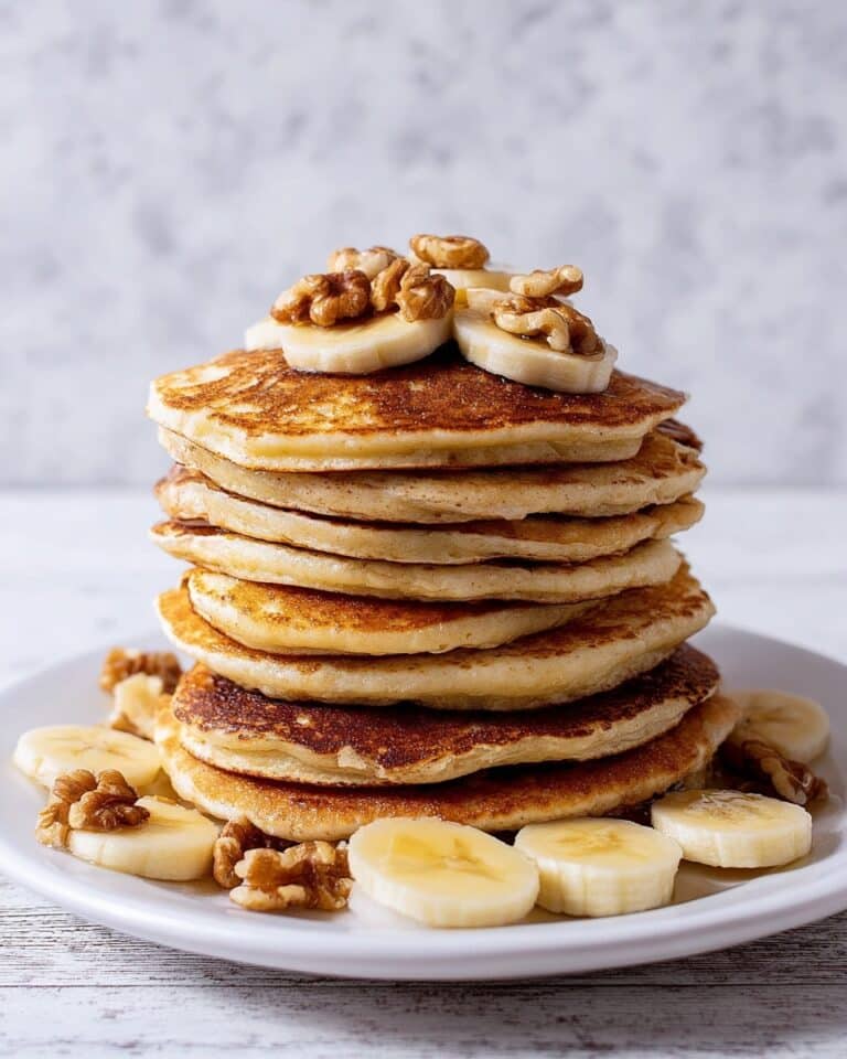 Banana Walnut Pancakes Recipe