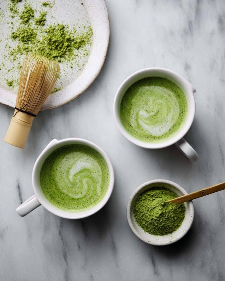 Creamy Matcha Latte with Honey Recipe