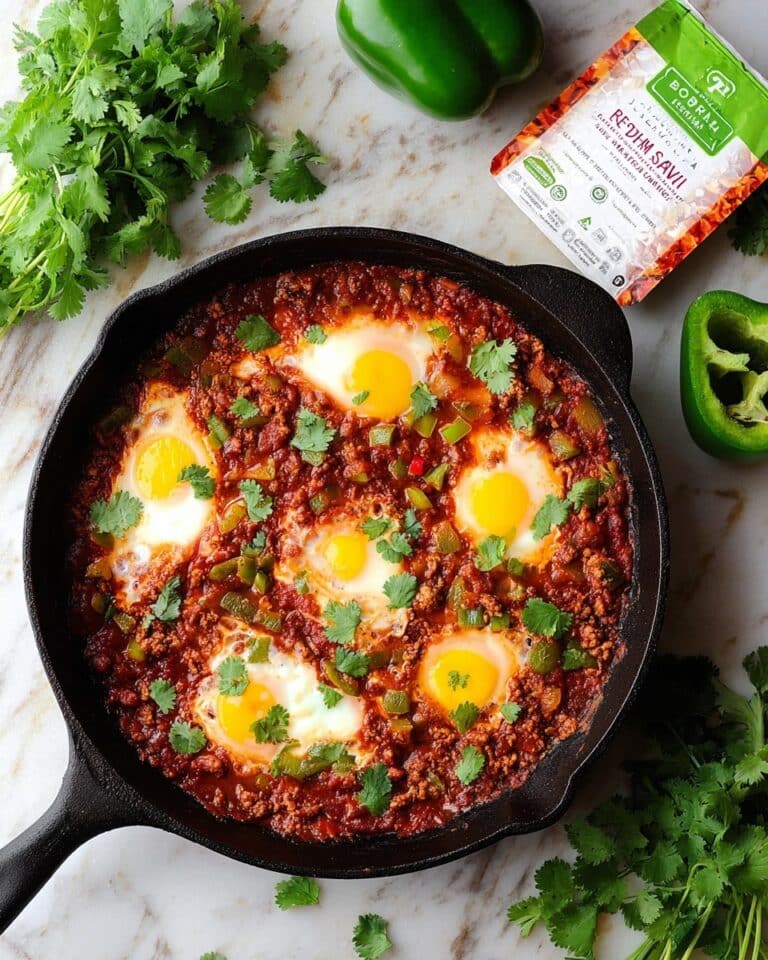 Shakshuka with Red Enchilada Sauce Recipe