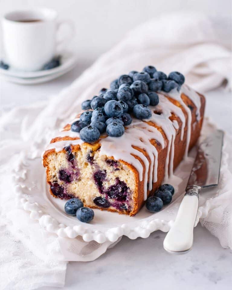 Blueberry and Oat Loaf Cake Recipe