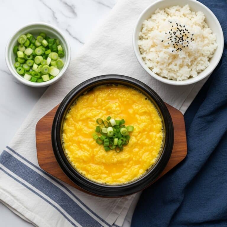 Korean Steamed Eggs Recipe