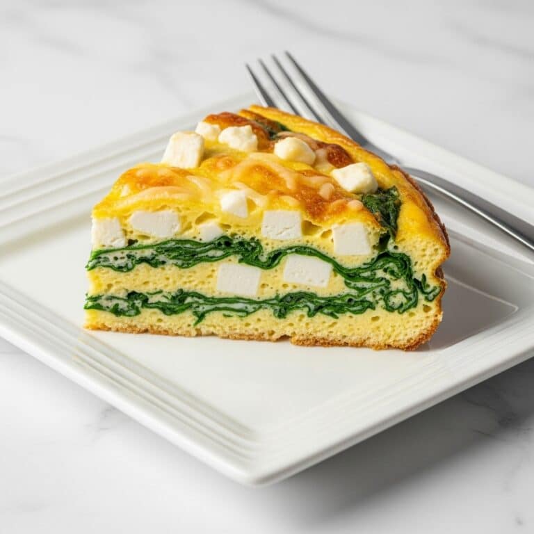 Spinach, Scallion, & Feta Frittata Recipe