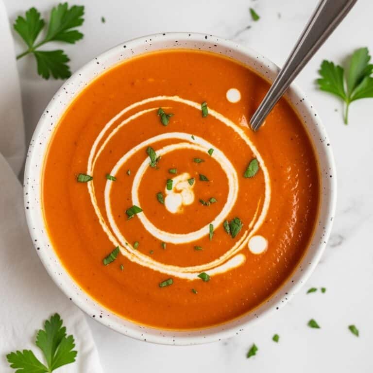 Roasted Red Pepper Soup Recipe