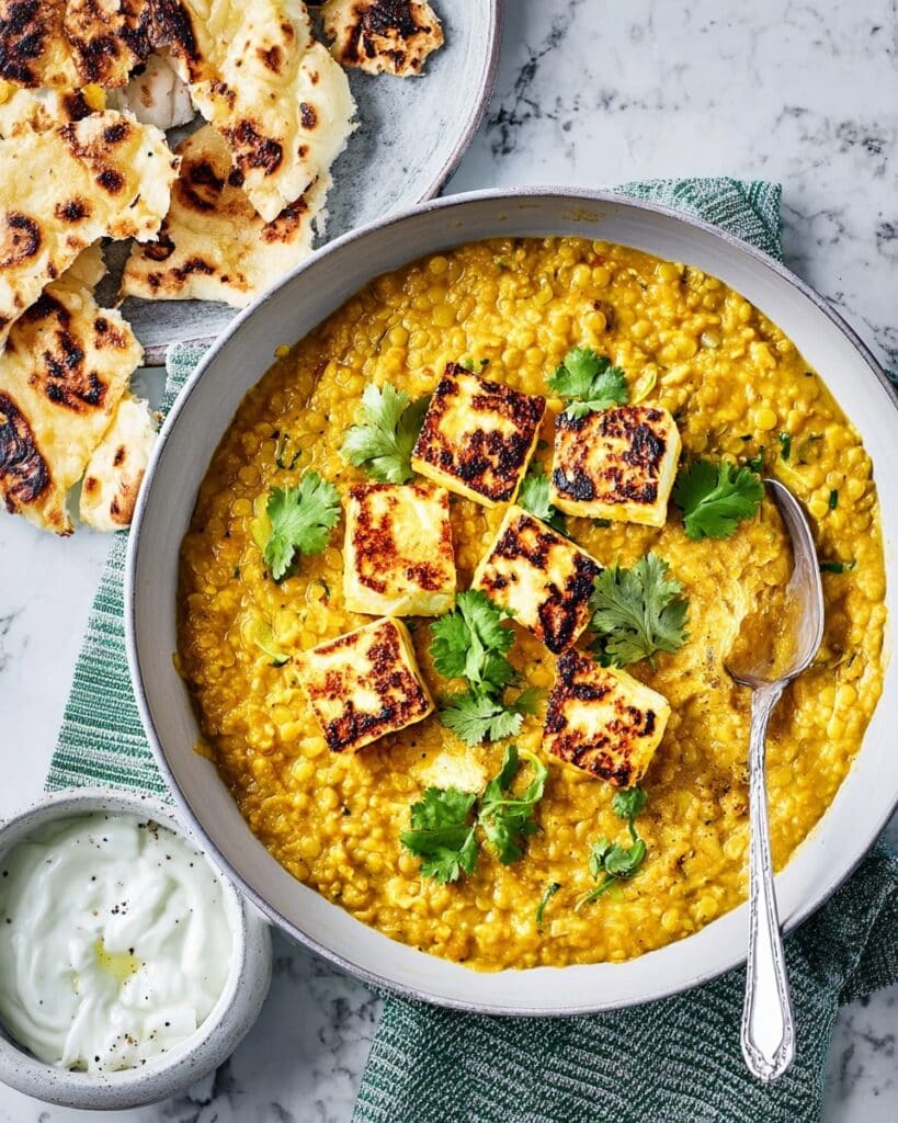 Spiced Paneer Lentil Dhal Recipe