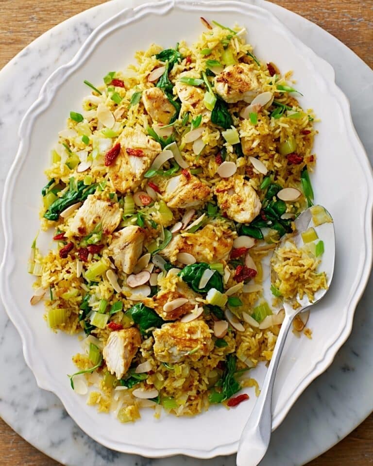 Turkish Saffron Pilaf with Goji Berries and Turkey Recipe