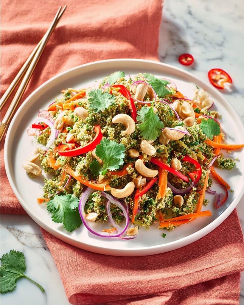 Gingery Broccoli-Fry with Cashews Recipe