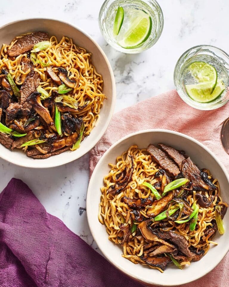 Healthy Beef Chow Mein Recipe