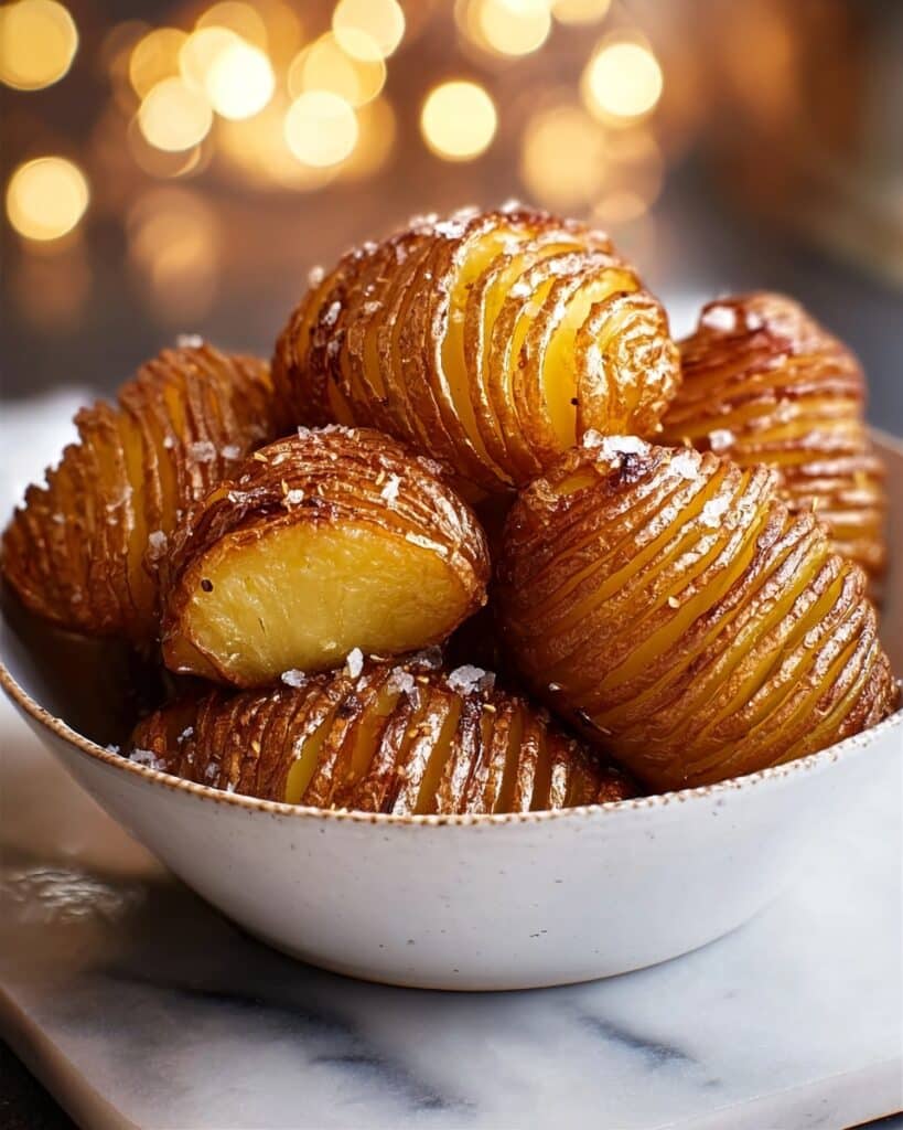 Black Pepper Hasselback Potatoes Recipe