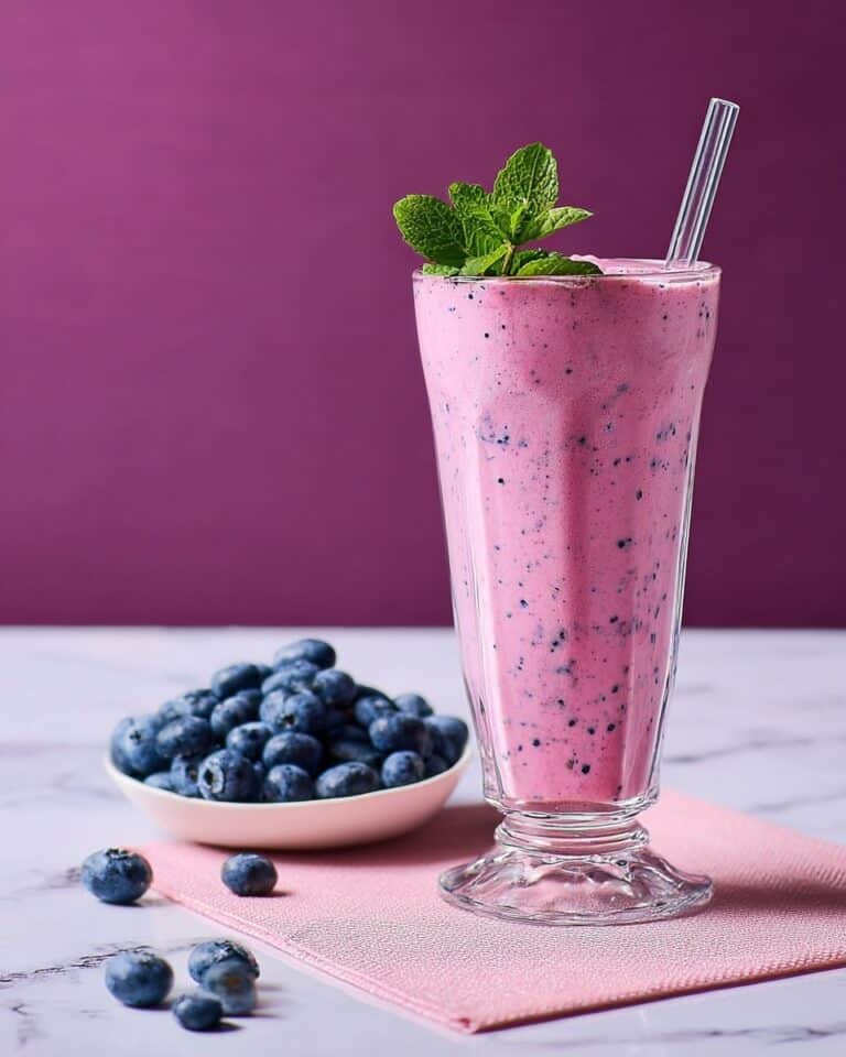 Blueberry Banana Smoothie with Mint Recipe
