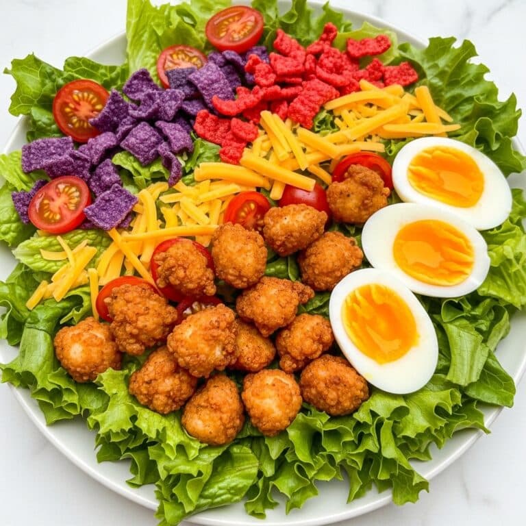 Crispy Chicken Salad with Honey Mustard and Tortilla Strips Recipe