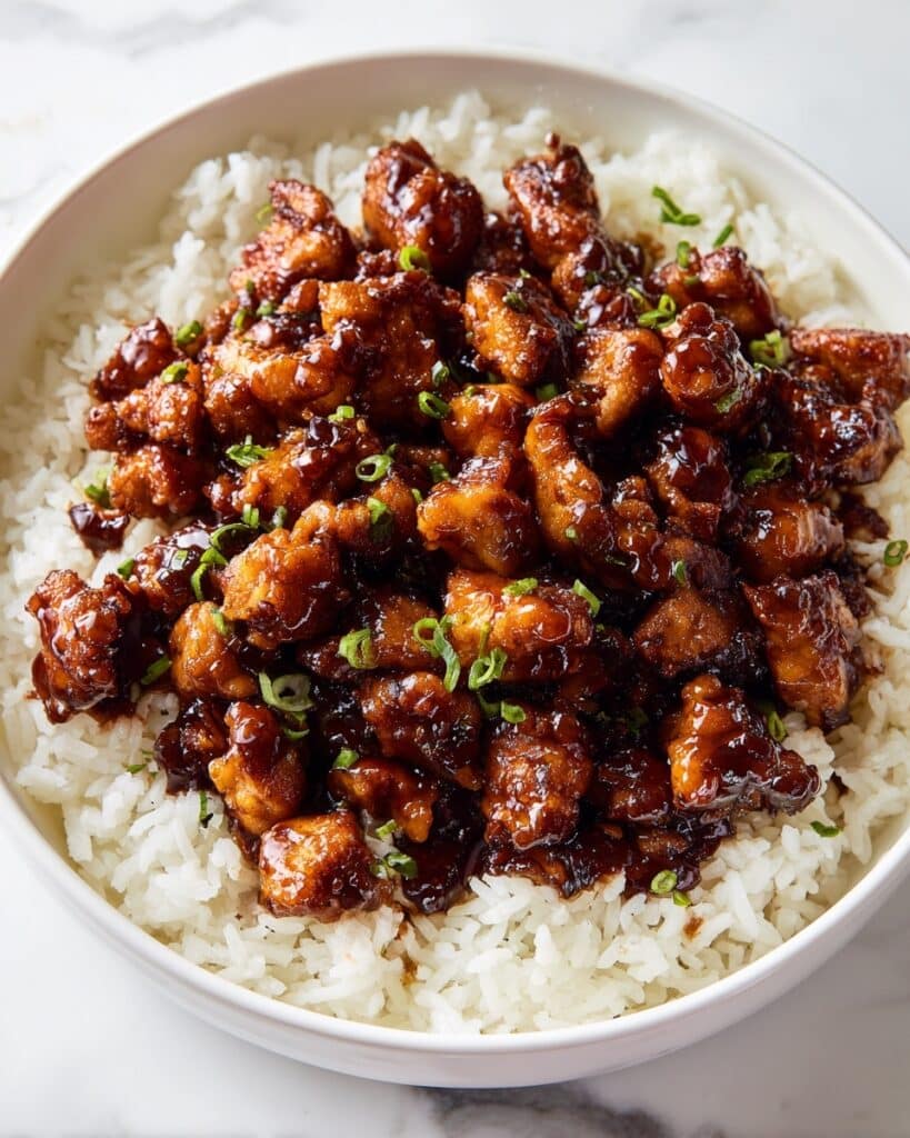 Honey BBQ Chicken Rice Recipe