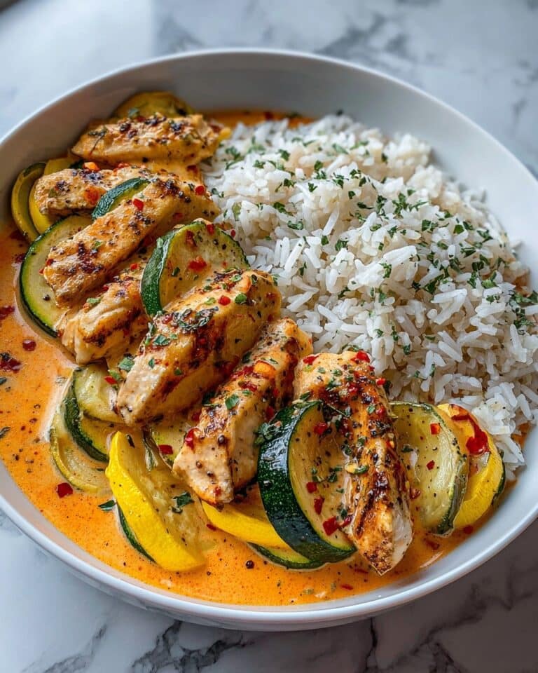 Creamy Paprika Zucchini Chicken Recipe