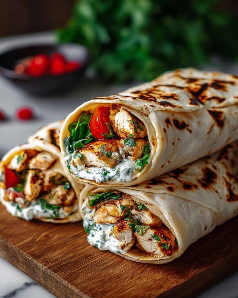 Air Fryer Chicken Wraps Recipe