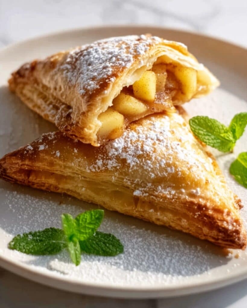 Apple Pie Puff Pastry Turnovers Recipe