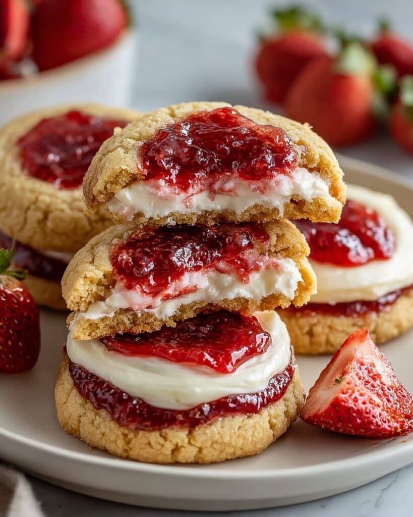 Strawberry Cheesecake Cookies Recipe