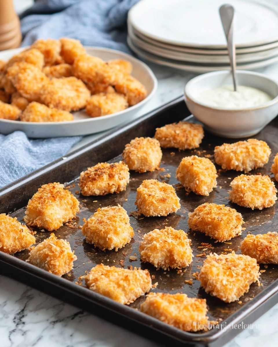 Baked Buffalo Chicken Nuggets Recipe